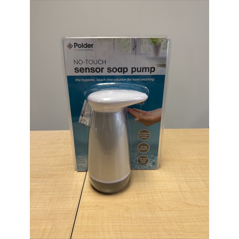 Polder 980378170 No-Touch Sensor Soap Pump